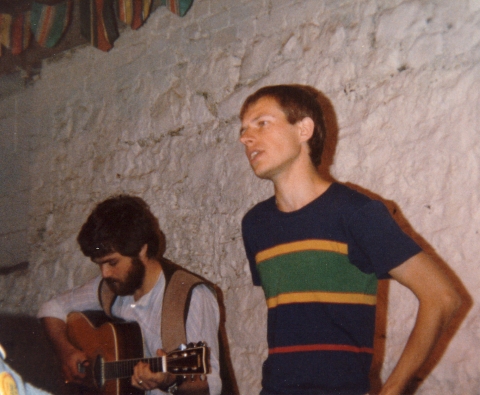 Andy Turner & Chris Wood, Beach Store, Sidmouth 1985