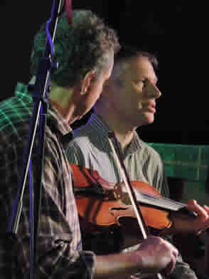 Mat and Andy in action - Royal Oak Folk Club, Lewes 