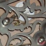detail of concertina endplate - click here to return to Andy Turner home page